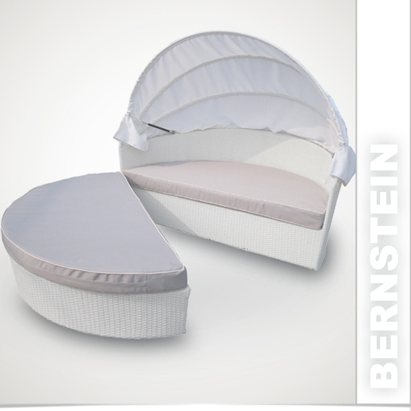 Edle Rattan Sonnenliege Sonneninsel Gartenmöbel 9010 | eBay